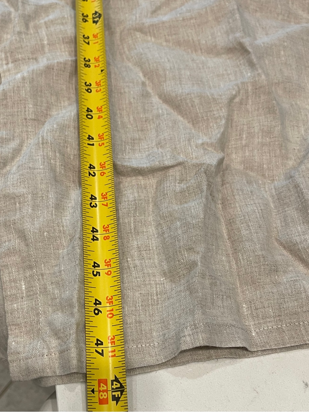 Albus Lumen Beige Linen Hoodie Dress Size:6 — image 6 of 8